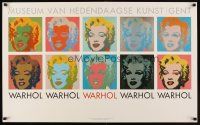 6j019 MUSEUM VAN HEDENDAAGSE KUNST Dutch art exhibition '90s Andy Warhol art of Marilyn Monroe!