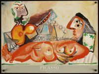 6j340 PICASSO NU COUCHE 24x32 French art print '80s classic Pablo Picasso artwork!