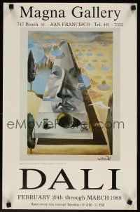 6j310 SALVADOR DALI MAGNA GALLERY 16x24 art exhibition '88 Apparition of the face of Aphrodite!