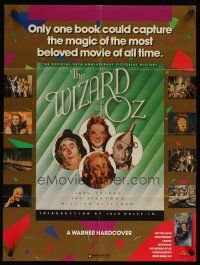6j688 WIZARD OF OZ book & video special 21x28 R89 Victor Fleming, Judy Garland all-time classic!
