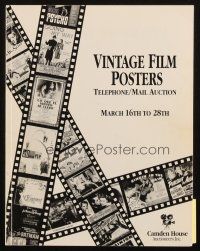 6p340 CAMDEN HOUSE 03/16/92 auction catalog '92 Vintage Film Posters, filled with great images!
