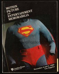 6p349 CAMDEN HOUSE 11/04/89 auction catalog '89 Motion Picture and Entertainment Memorabilia!