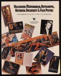 6p350 CAMDEN HOUSE 11/06/93 auction catalog '93 Hollywood Memorabilia, Autographs & Documents!