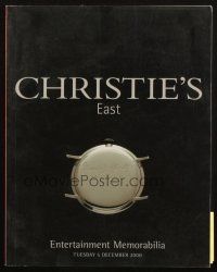 6p355 CHRISTIE'S EAST 12/05/00 auction catalog '00 Entertainment Memorabilia in full-color!