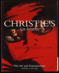 6p357 CHRISTIE'S LOS ANGELES 06/22/00 auction catalog '00 film art, props, posters & more!