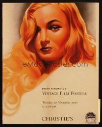 6p374 CHRISTIE'S SOUTH KENSINGTON 11/20/07 English auction catalog '07 Vintage Film Posters!