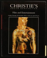 6p375 CHRISTIE'S SOUTH KENSINGTON 11/28/96 English auction catalog '96 Film and Entertainment!