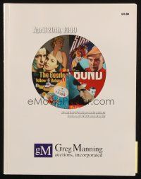 6p383 GREG MANNING AUCTIONS 04/20/99 auction catalog '99 Vintage Movie Posters & Rock Memorabilia!