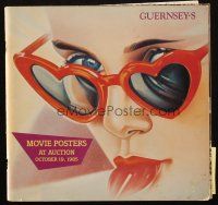 6p386 GUERNSEY'S 10/19/85 auction catalog '85 WWI Posters, Erlandson Collection, Movie Posters!