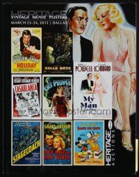 6p389 HERITAGE 03/23/12 auction catalog '12 Vintage Movie Poster Auction #7055, color images!