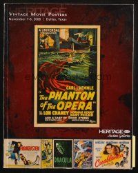 6p398 HERITAGE 11/07/08 auction catalog '08 Vintage Movie Poster Auction #695, color images!