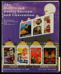 6p410 HOLLYWOOD POSTER AUCTION 11/11/06 auction catalog '06 filled with great color movie posters!