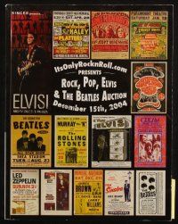 6p414 ITS ONLY ROCK & ROLL 12/15/04 auction catalog '04 Rock, Pop, Elvis & The Beatles!