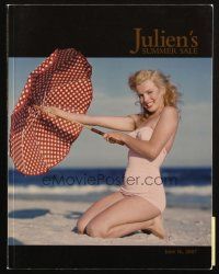 6p419 JULIEN'S 06/16/07 auction catalog '07 Summer Sale, full-color movie poster images!