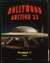 6p444 PROFILES IN HISTORY 12/11/08 auction catalog '08 Hollywood Memorabilia Auction 33, color!