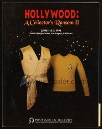 6p438 PROFILES IN HISTORY 06/01/96 auction catalog '96 Hollywood: A Collector's Ransom II!