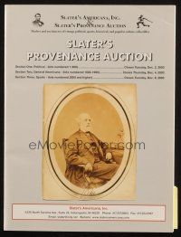 6p455 SLATER'S AMERICANA 12/02/03 auction catalog '03 Provenance Auction, sports, political +more!