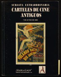 6p456 SOLER Y LLACH 06/07/01 Spanish auction catalog '01 a special auction of old movie posters!