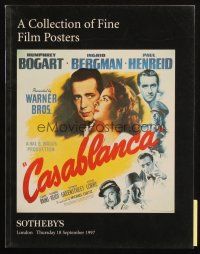 6p465 SOTHEBY'S LONDON 09/18/97 English auction catalog '97 A Collection of Fine Film Posters!