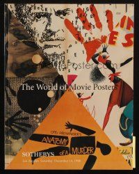 6p466 SOTHEBY'S LOS ANGELES 12/14/96 auction catalog '96 The World of Movie Posters, color images!