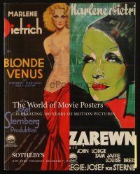 6p472 SOTHEBY'S NEW YORK 12/07/95 auction catalog '95 The World of Movie Posters, color images!