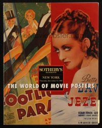 6p473 SOTHEBY'S NEW YORK 12/09/93 auction catalog '93 The World of Movie Posters, color images!