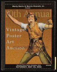6p491 VINTAGE POSTER ART AUCTION 05/25/02 auction catalog '02 filled with great poster images!