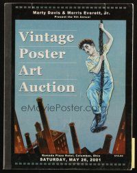 6p493 VINTAGE POSTER ART AUCTION 05/26/01 auction catalog '01 filled with great movie artwork!