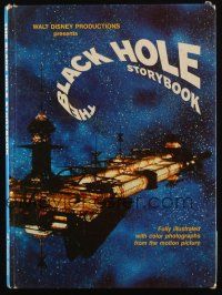 6p236 BLACK HOLE hardcover book '79 cool storybook with color photos from the Disney movie!