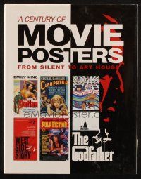 6p242 CENTURY OF MOVIE POSTERS hardcover book '03 From Silent to Arthouse, illustrated in color!