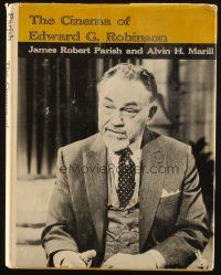 6p243 CINEMA OF EDWARD G. ROBINSON hardcover book '72 an illustrated biography of the star!