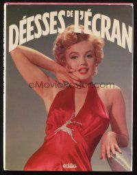 6p250 DEESSES DE L'ECRAN French hardcover book '84 Goddesses of the Screen, Marilyn Monroe!