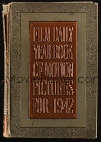 6p257 FILM DAILY YEARBOOK OF MOTION PICTURES hardcover book '42 filled with information!