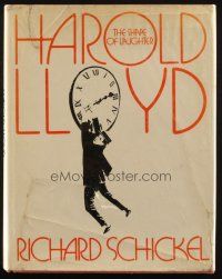 6p272 HAROLD LLOYD: THE SHAPE OF LAUGHTER hardcover book '74 illustrated biography of the comedian