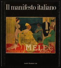 6p279 IL MANIFESTO ITALIANO Italian hardcover book '89 full-page full-color poster artwork!