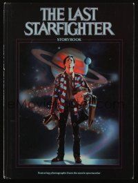 6p285 LAST STARFIGHTER hardcover book '84 an illustrated storybook of the movie!