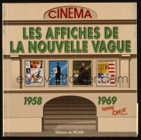6p083 LES AFFICHES DE LA NOUVELLE VAGUE first edition French softcover book '98 with color photos!