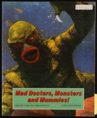 6p084 MAD DOCTORS, MONSTERS & MUMMIES first edition softcover book '91 full-color full-page LCs!