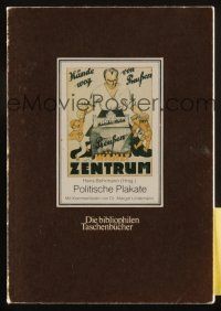 6p090 POLITISCHE PLAKATE first edition German softcover book '84 full-page political poster images!