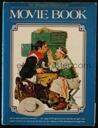 6p303 SATURDAY EVENING POST MOVIE BOOK hardcover book '77 with art by Norman Rockwell!
