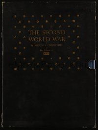 6p305 SECOND WORLD WAR set of 2 hardcover books '59 edited version of Winston Churchill's series!