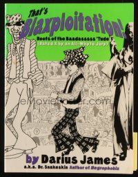 6p093 THAT'S BLAXPLOITATION second edition softcover book '95 rated X by an all-whyte jury!