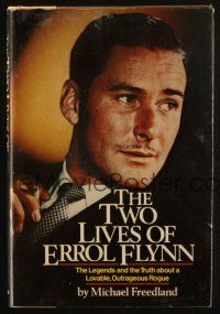 6p313 TWO LIVES OF ERROL FLYNN first U.S. edition hardcover book '78 an illustrated biography!