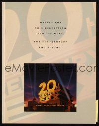 6p012 20TH CENTURY FOX 1996 campaign book '96 live action X-Men & Silver Surfer, Titanic!