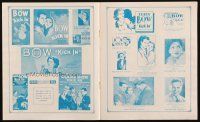 6p530 KICK IN English pressbook '31 Clara Bow, Regis Toomey, Wynne Gibson