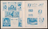 6p547 NO LIMIT English pressbook '31 Clara Bow, Norman Foster, gambling & jewel thieves!