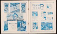 6p549 PLAYBOY OF PARIS English pressbook '30 Maurice Chevalier, when he loves he LOVES!