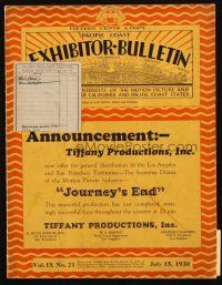 6p022 EXHIBITOR-BULLETIN exhibitor magazine July 15, 1930 Joan Crawford in Our Blushing Brides!