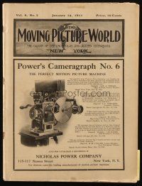 6p017 MOVING PICTURE WORLD exhibitor magazine January 14, 1911 cool hundred year old ads & images!