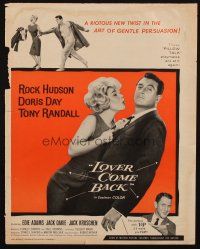 6p116 LOVER COME BACK magazine ad '62 Rock Hudson, Doris Day, Tony Randall, Edie Adams